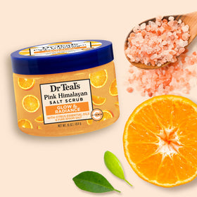 Dr Teal's Pink Himalayan Salt Body Scrub with essential oils