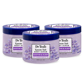 Dr Teal's Pure Epsom Salt Body Scrub 16 oz front view