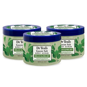 Dr Teal's Pure Epsom Salt Body Scrub Relax & Relief front view