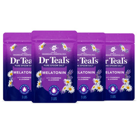 Dr Teal's Pure Epsom Salt Melatonin Sleep Soak 3 lb front view