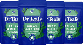 Dr Teal's Pure Epsom Salt Relax & Relief Eucalyptus & Spearmint front view