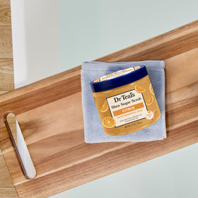 Dr Teal's Shea Sugar Body Scrub Citrus ingredients list