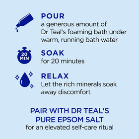 Dr Teal's Sleep Blend Foaming Bath with lavender