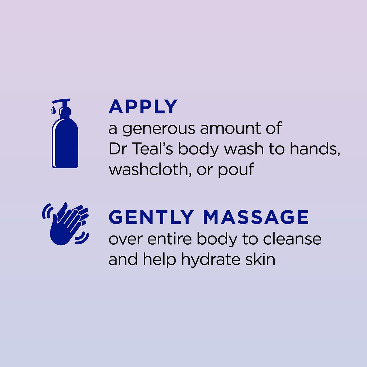 Dr Teal's Sleep Body Wash with Epsom salt and essential oils
