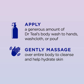 Dr Teal's Sleep Body Wash with Epsom salt and essential oils