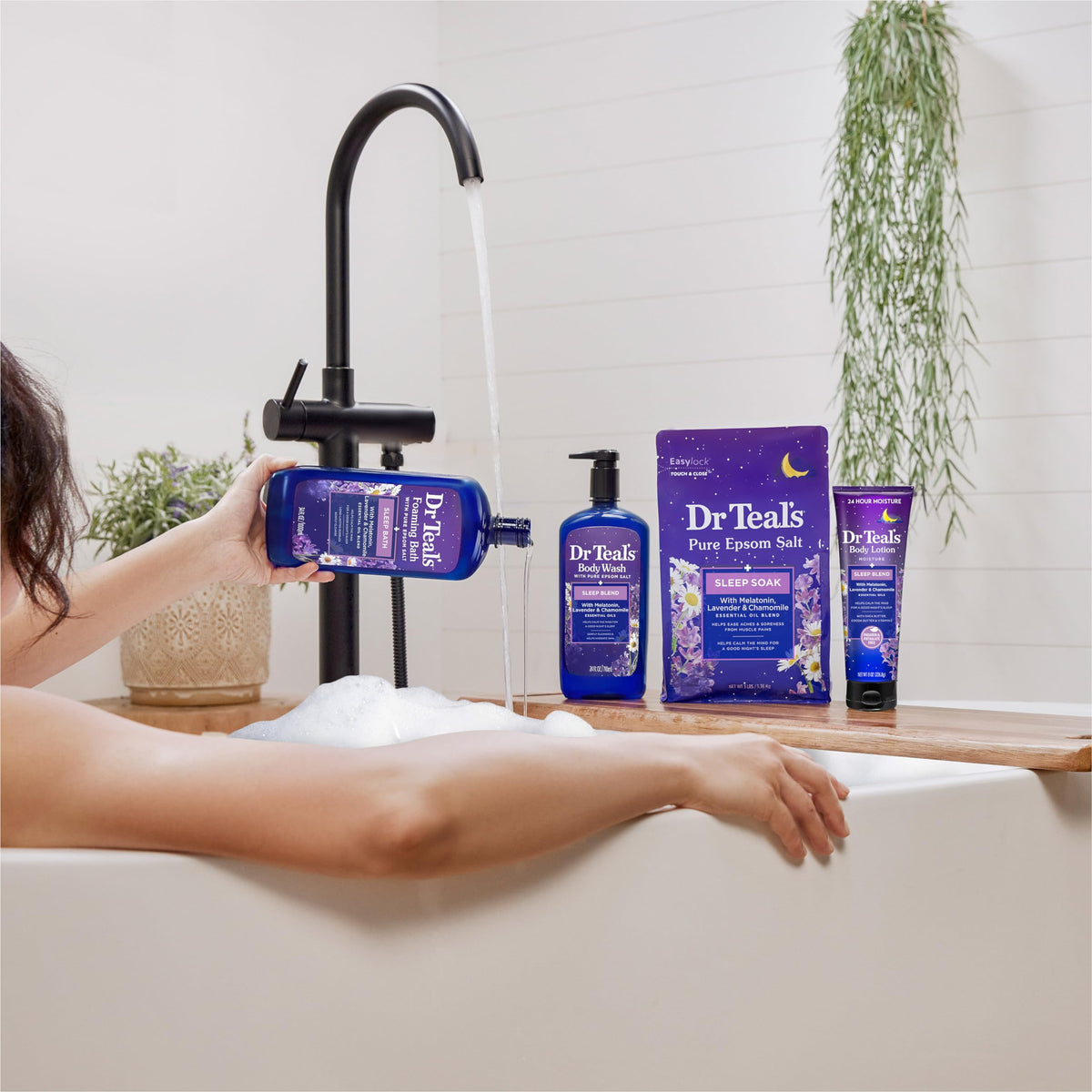 Dr Teal's Sleep Body Wash with shea butter and aloe vera