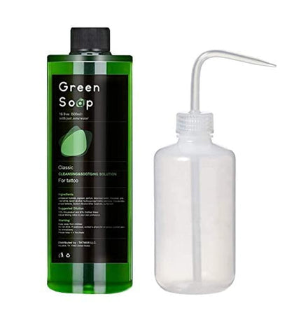 Dragon Art Green Soap Prep Wash 16.9oz bottle front view