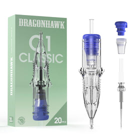Dragonhawk Classic C1 Tattoo Needle Cartridges packaging front view