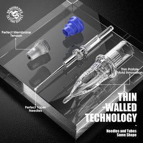 Dragonhawk Classic C1 Tattoo Needle transparent cartridge