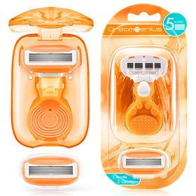 DreamGenius Travel Razor for Women with storage case