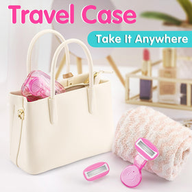 DreamGenius Travel Razor with pivoting head for skin adaptation