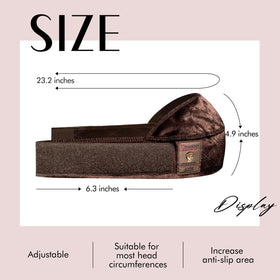 Dreamlover Wig Grip Band Dark Brown displayed with other colours