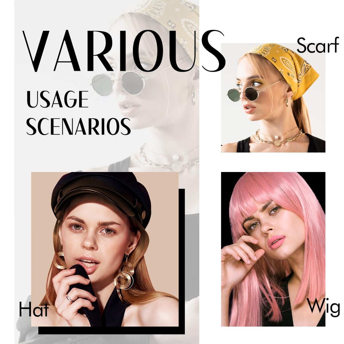 Dreamlover Wig Grip Band in use with a lace wig