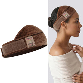 Dreamlover Wig Grip Headband brown model front view
