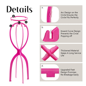 Dreamlover wig stand packed for travel