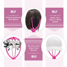 Dreamlover Wig Stand with cosplay mask