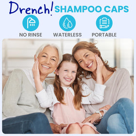 Drench! Medical Waterless Hair Washing Cap close-up view