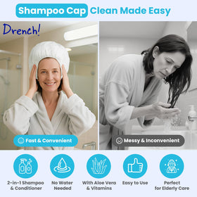Drench! Medical Waterless Hair Washing Cap packaging