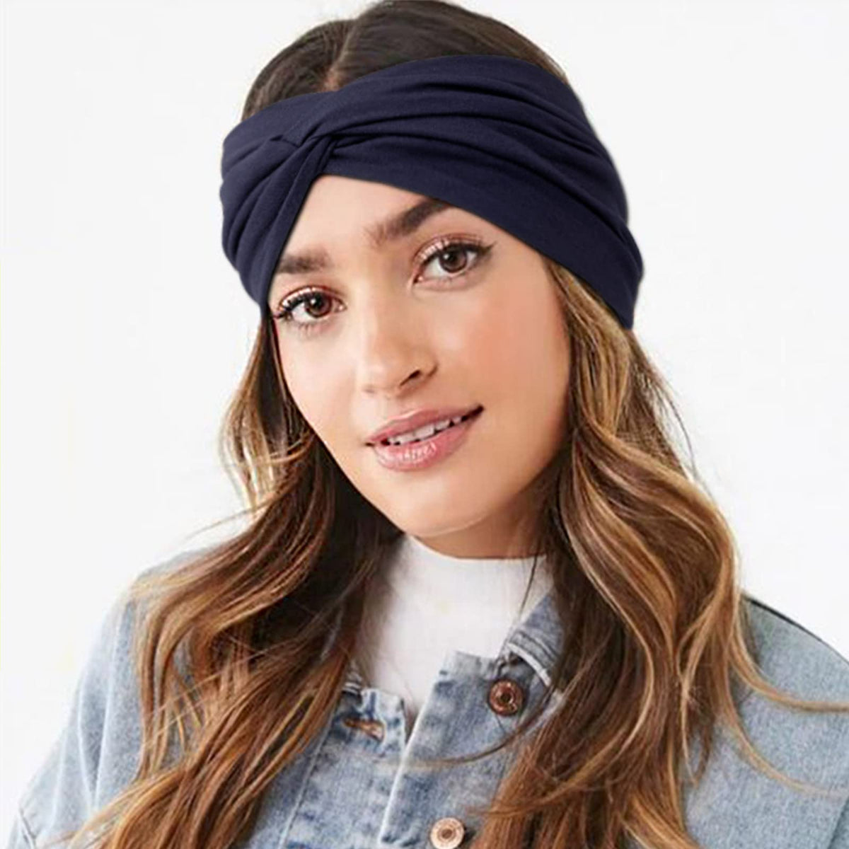 DRESHOW Turban Headband close-up of knot detail