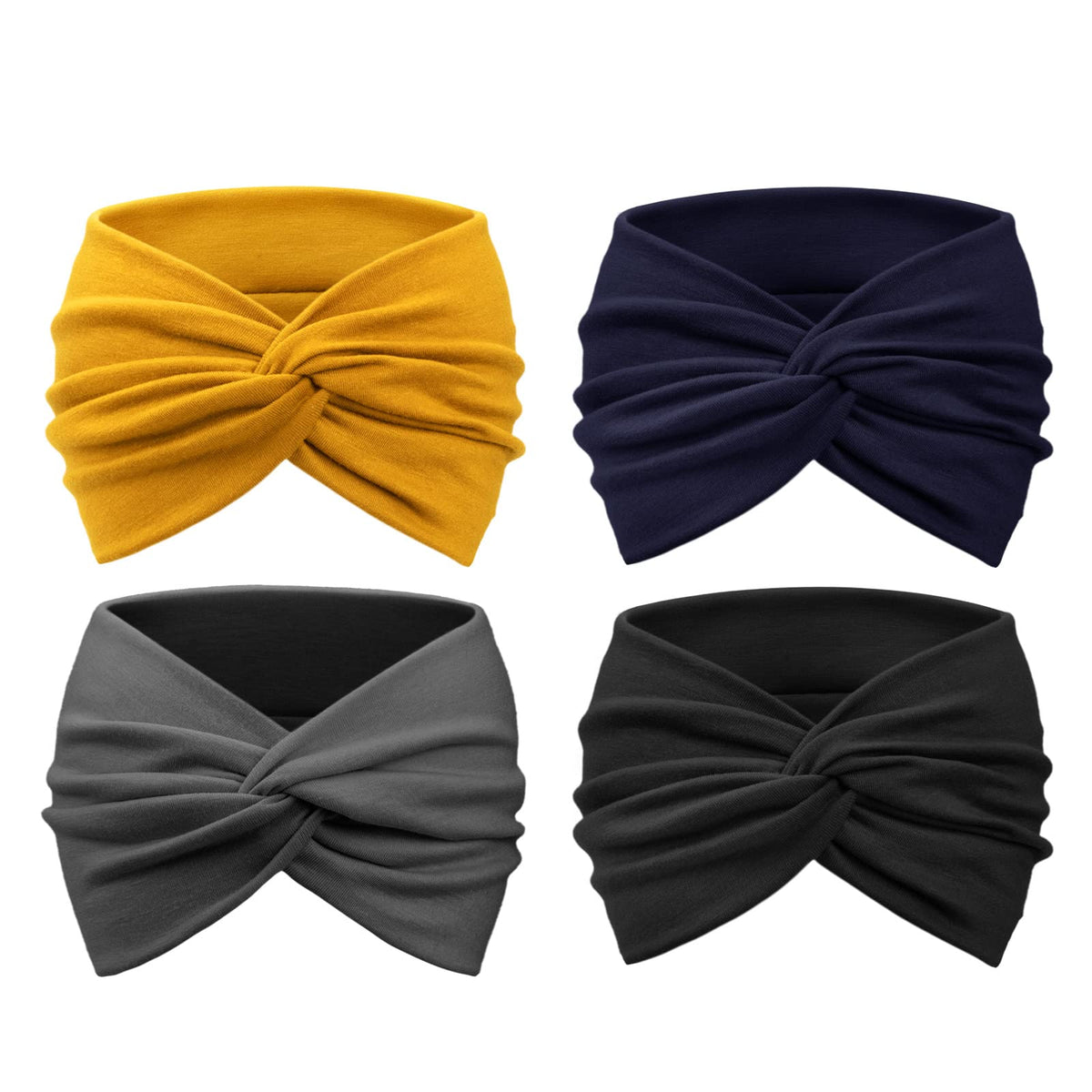 DRESHOW Turban Headband laid flat to show texture