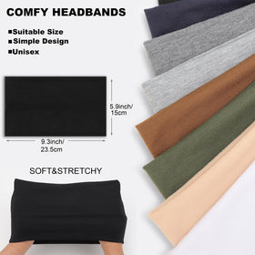 DRESHOW Wide Headbands displayed in packaging