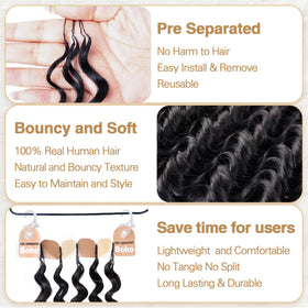 DRESSMAKER Human Crochet Hair 18 Inch Deep Wave packaging