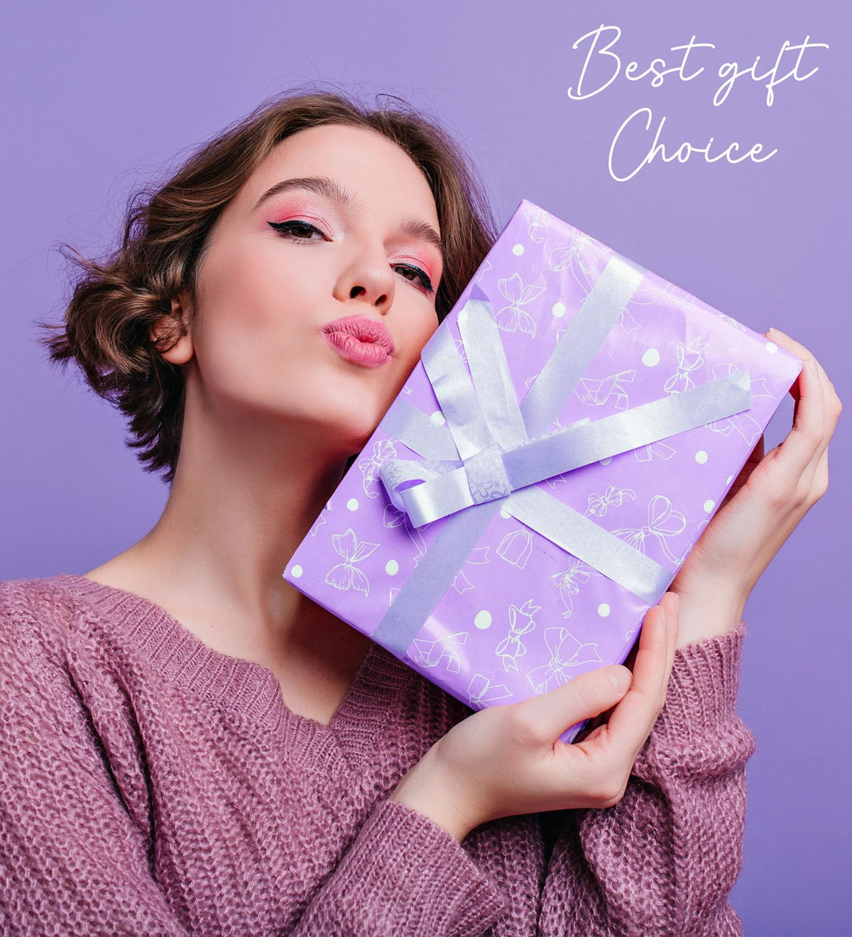 Dried flower greeting card for a personal touch