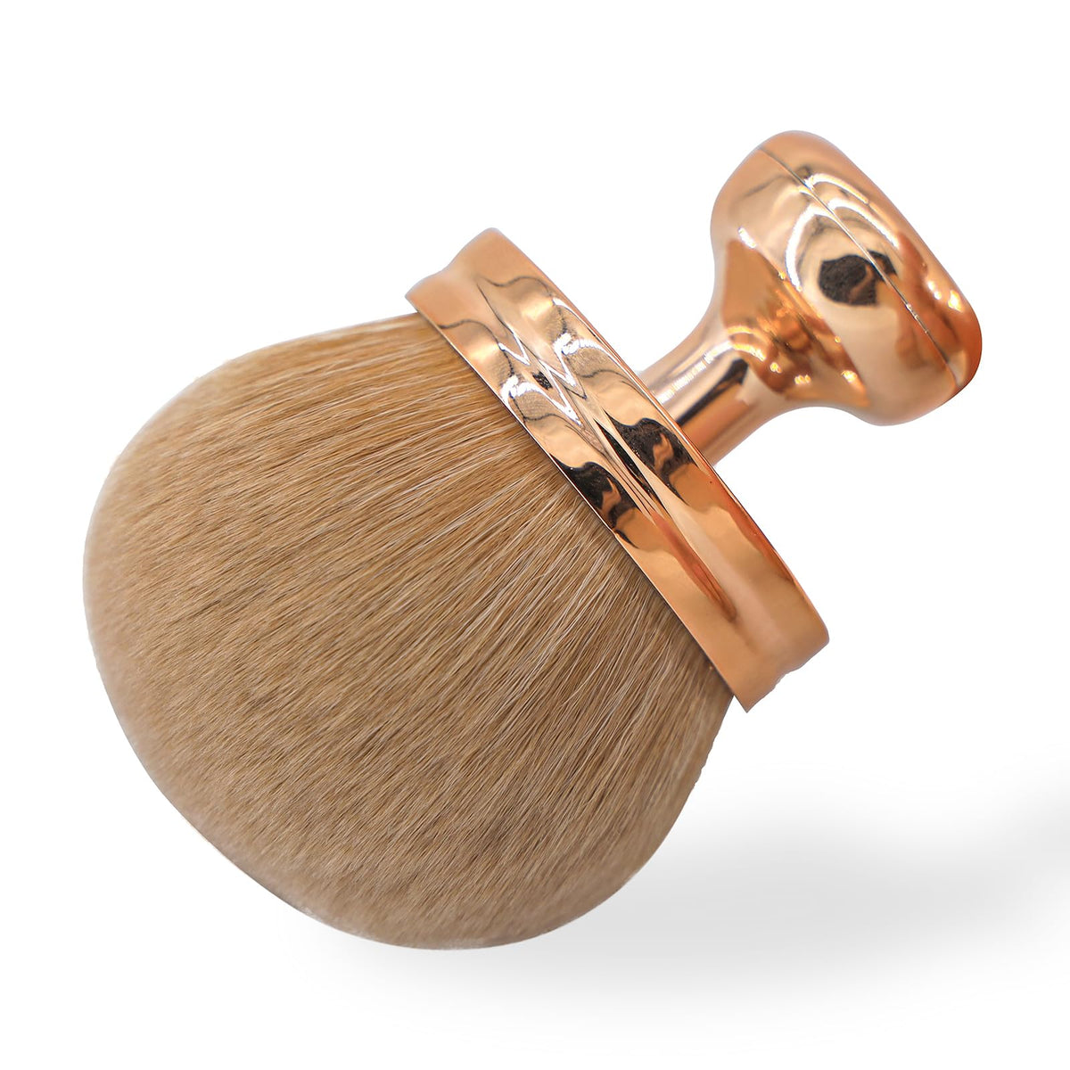 DRIPOO Extra Large Body Makeup Brush front view with 74mm oval head