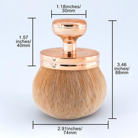 DRIPOO Extra Large Body Makeup Brush side view showing bristles
