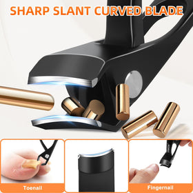 DRMODE Toe Nail Clippers side view with 10mm jaw