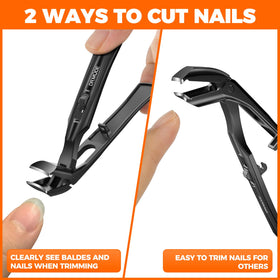 DRMODE Toenail Clippers opened jaws