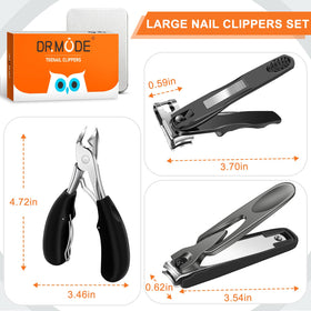 DRMODE toenail clippers set packaged in an exquisite box