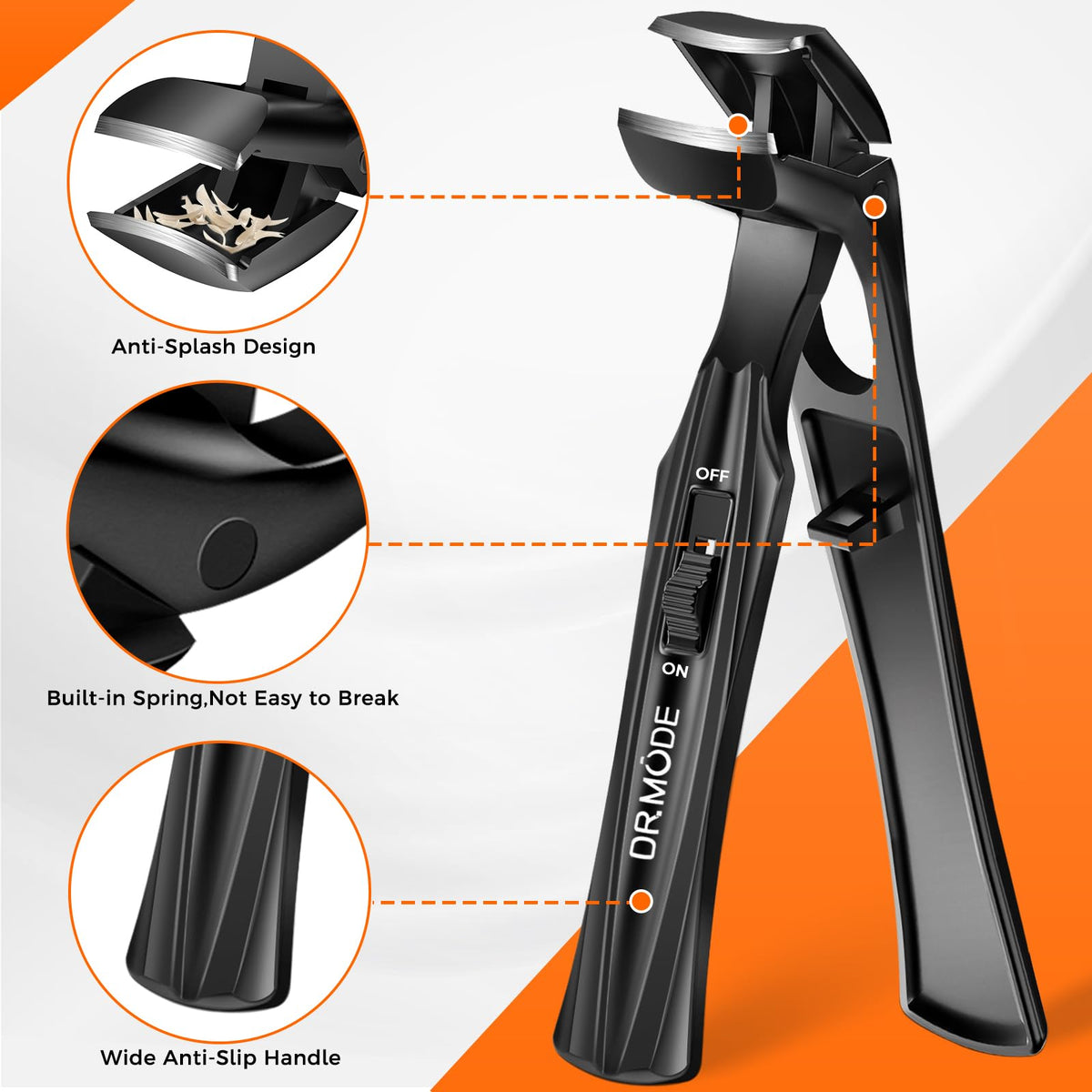 DRMODE Toenail Clippers side view