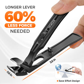 DRMODE Toenail Clippers stainless steel blade