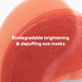 DRMTLGY Brightening Eye Masks with ingredients listed