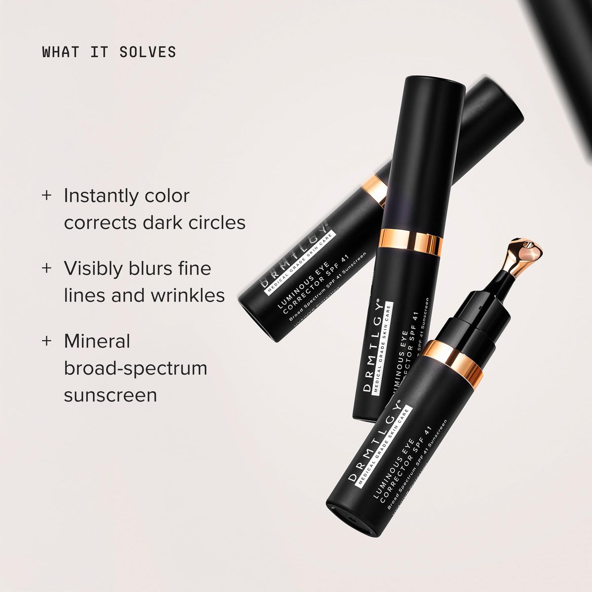 DRMTLGY Luminous Eye Corrector SPF 41 Deep packaging