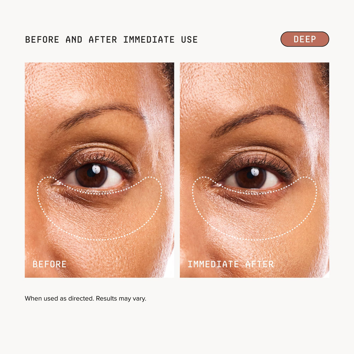 DRMTLGY Luminous Eye Corrector SPF 41 Deep texture close-up