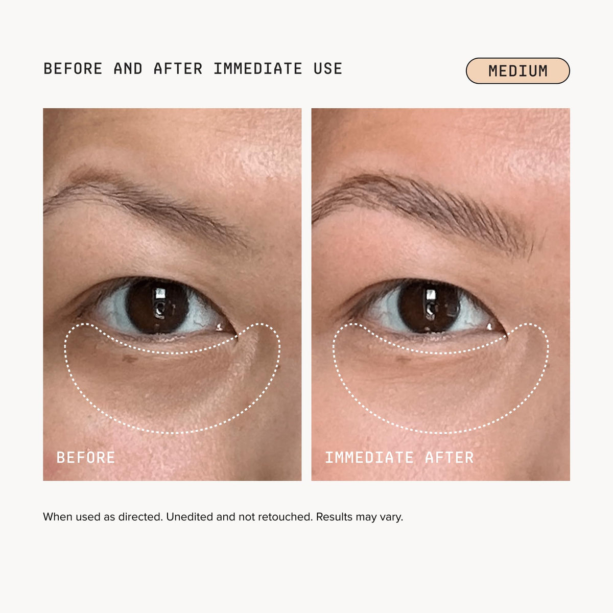 DRMTLGY Luminous Eye Corrector SPF 41 Medium texture close-up