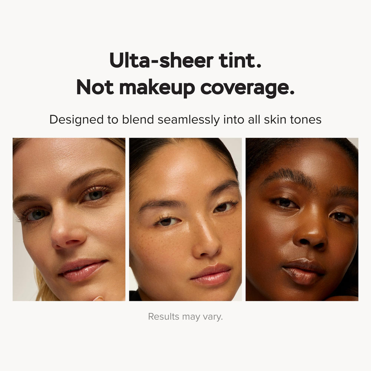 DRMTLGY Matte Universal Tinted Moisturizer SPF 46 blended on skin