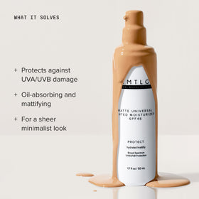 DRMTLGY Matte Universal Tinted Moisturizer SPF 46 texture on hand