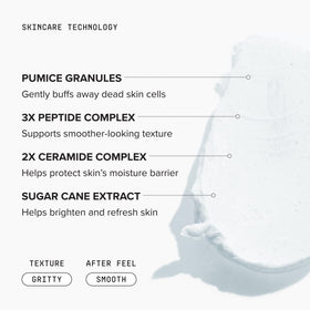 DRMTLGY Microdermabrasion Scrub side view