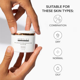 DRMTLGY Microdermabrasion Scrub with natural ingredients