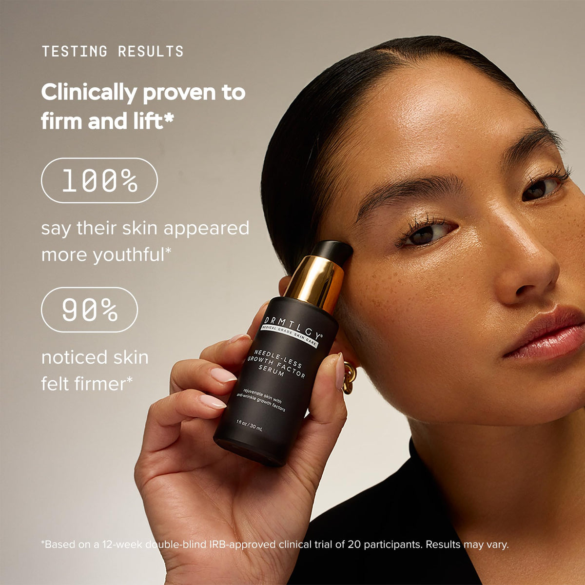 DRMTLGY Needle-less Growth Factor Serum texture close-up