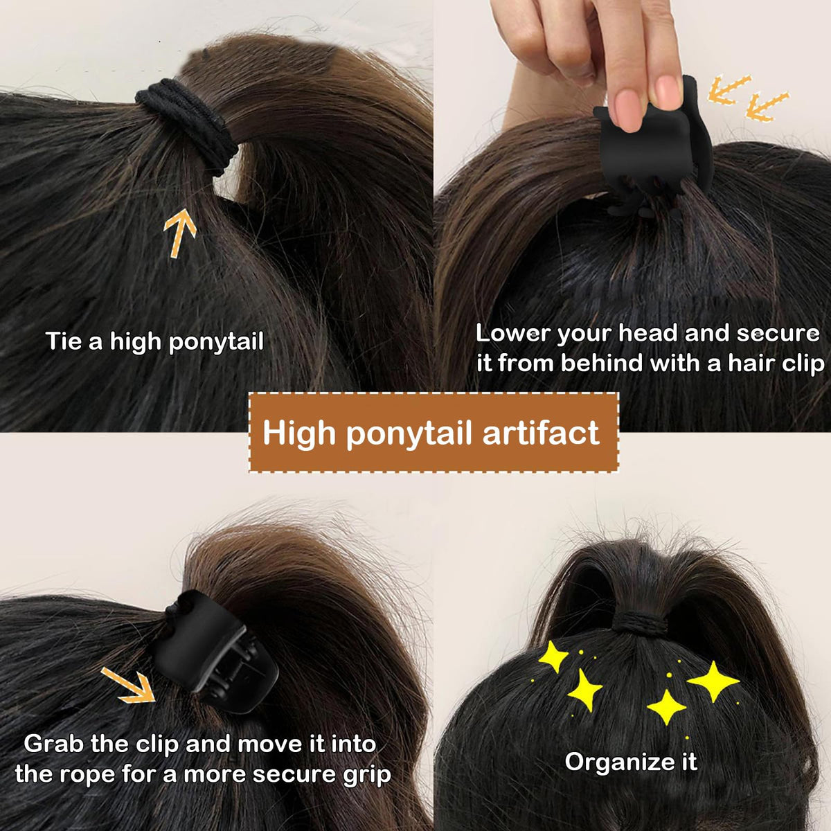 Drnytunk claw clips displayed with casual outfit