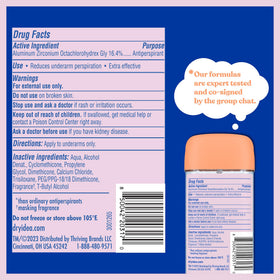 Dry Idea Gel Deodorant for Women, group shot with six-pack