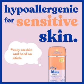 Dry Idea Gel Deodorant for Women, side view showing packaging