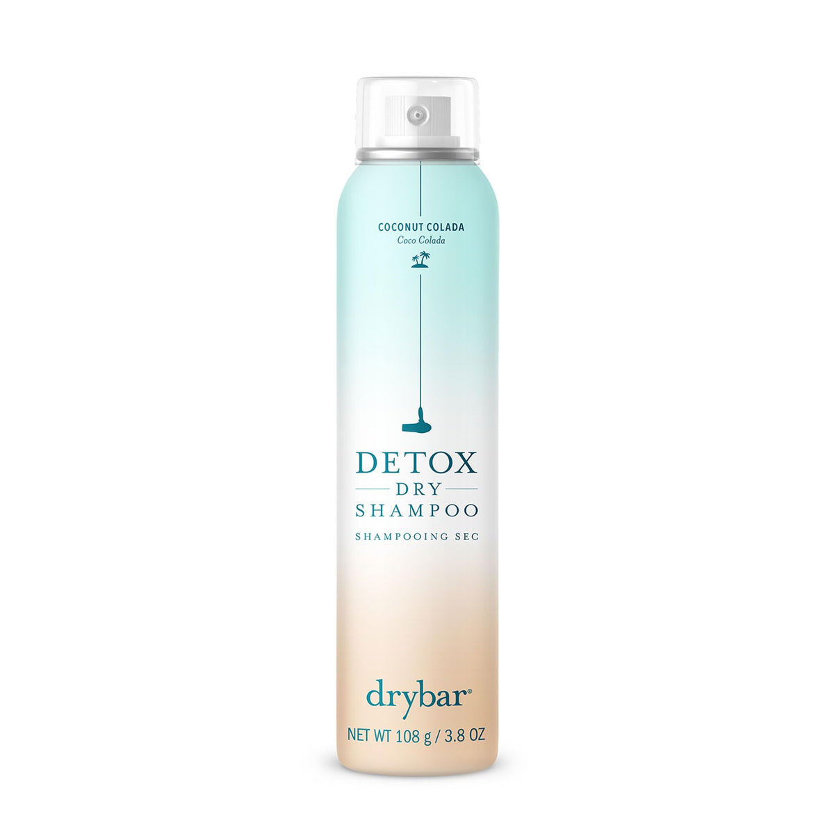 Drybar Detox Dry Shampoo 3.8 oz front view with coconut colada scent