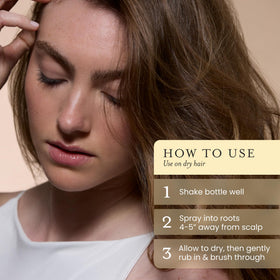 Drybar Detox Thickening Dry Shampoo 3.8 oz with hair styling tools