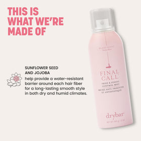 Drybar Final Call Frizz Control Mist 1.7 oz packaging