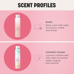 Drybar Hot Toddy Heat Protectant Mist mist application on hair